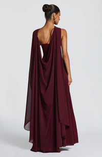 Quinn Maxi Dress – Cherry Lacquer