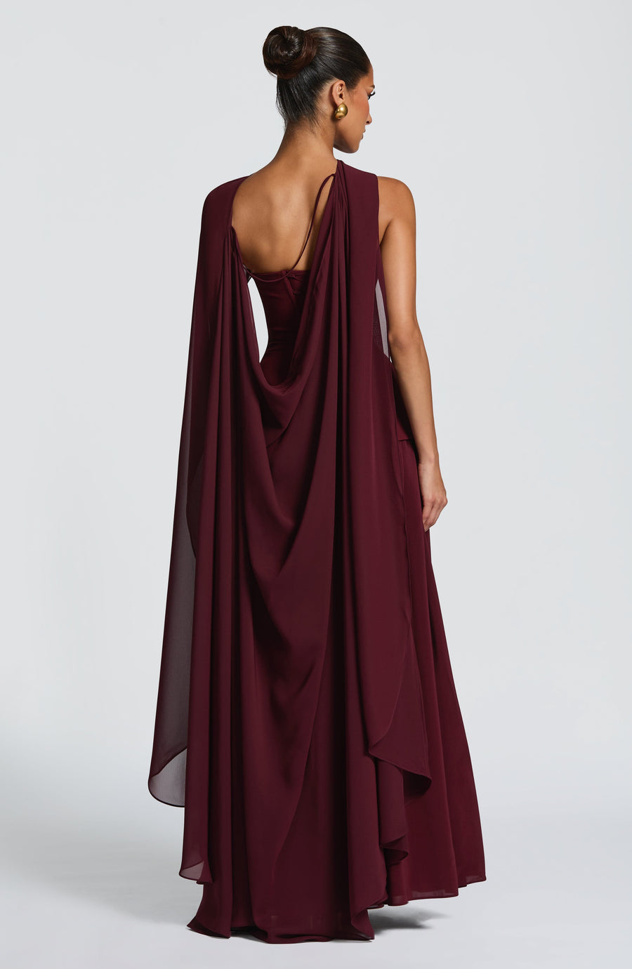 Quinn Maxi Dress – Cherry Lacquer