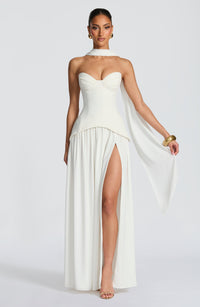 Quinn Maxi Dress – Ivory