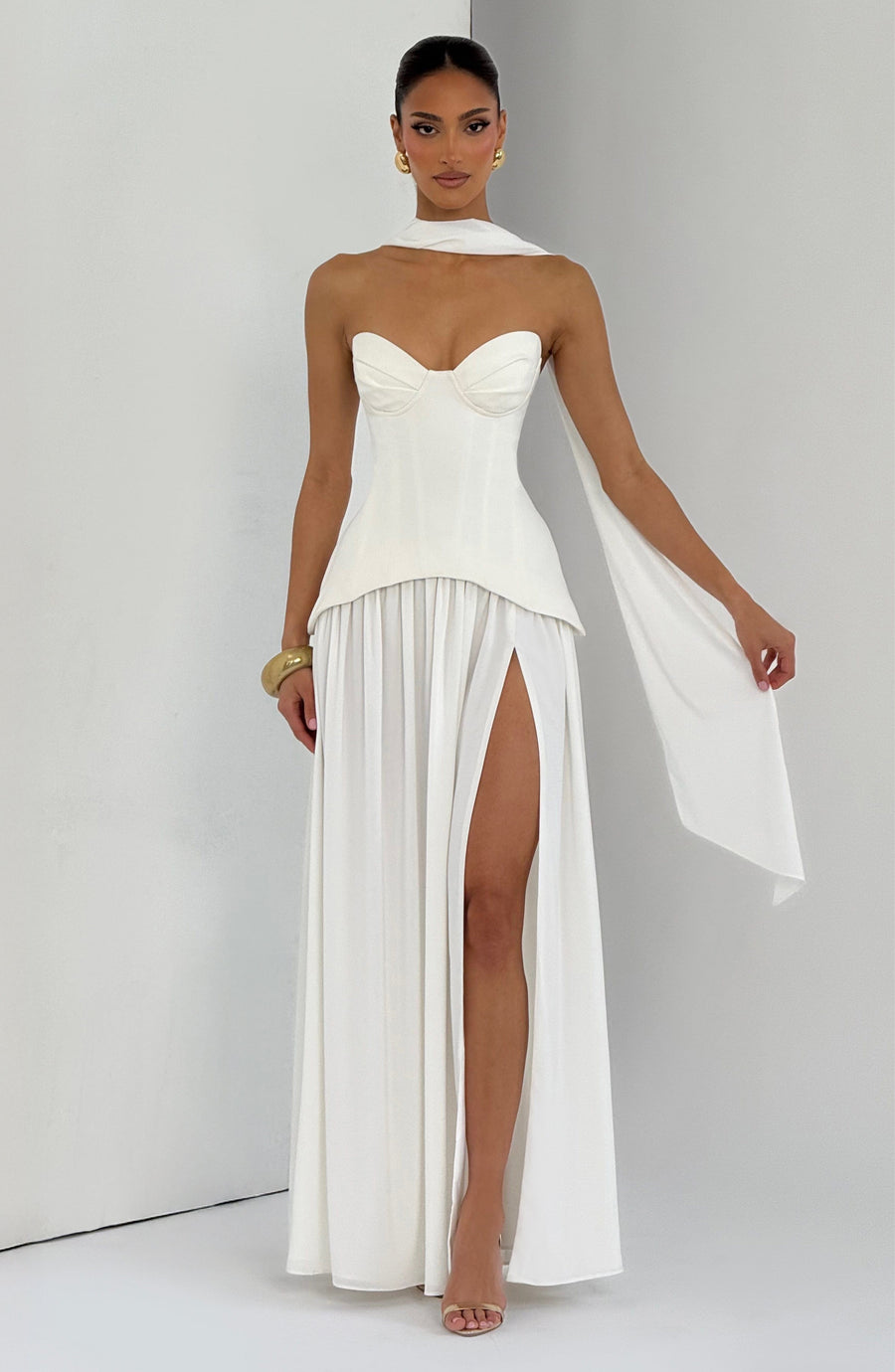 Quinn Maxi Dress – Ivory