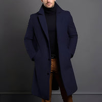 Vigo Elegant Trench Coat in Blue