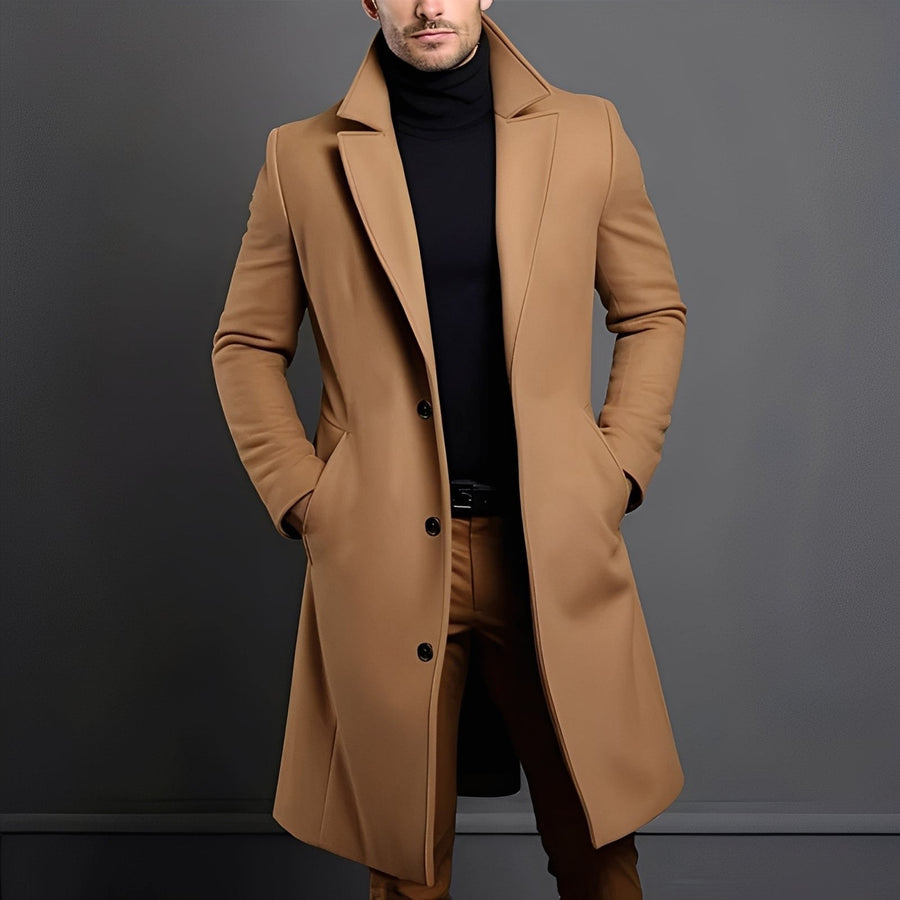 Vigo Elegant Trench Coat in Brown