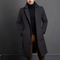 Vigo Elegant Trench Coat in Grey