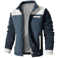 Vigo Jacket in Grau Und Blau
