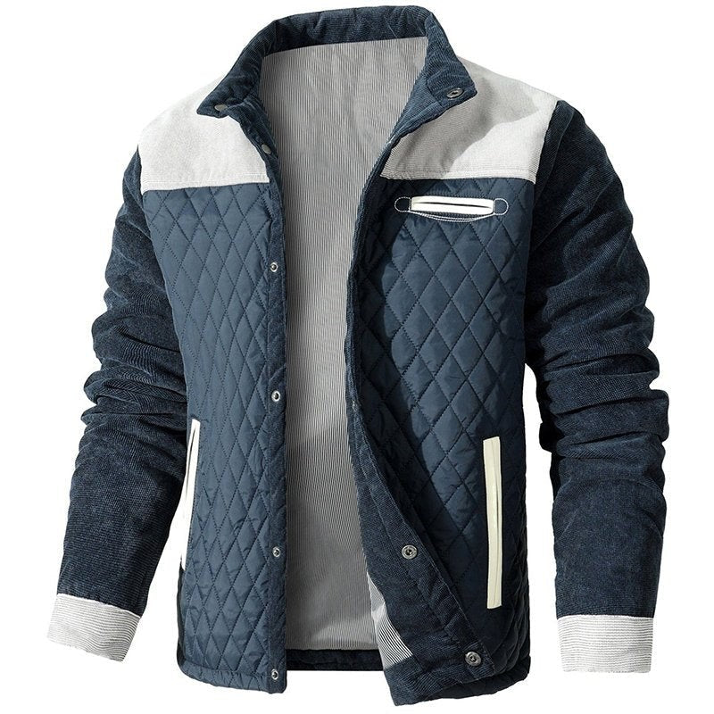 Vigo Jacket in Grau Und Blau