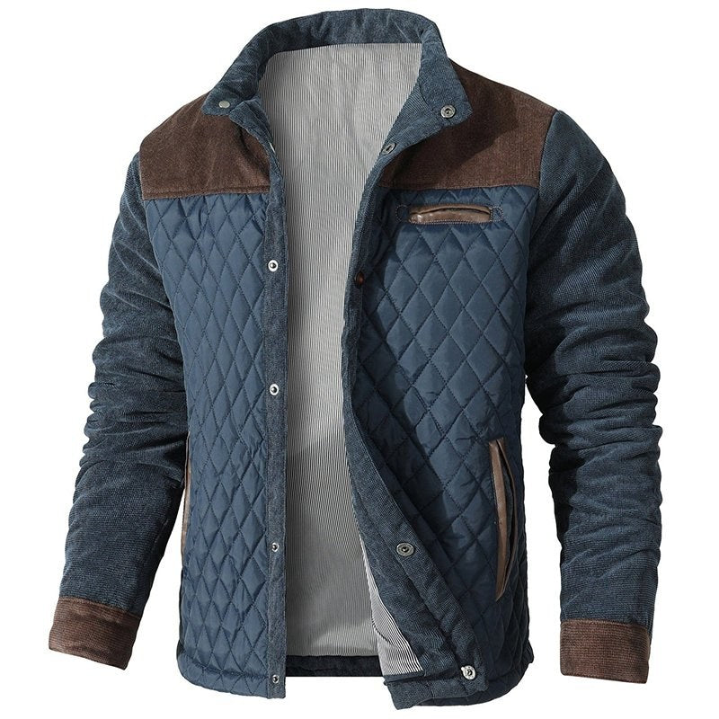 Vigo Jacket in Kaffee Und Blau
