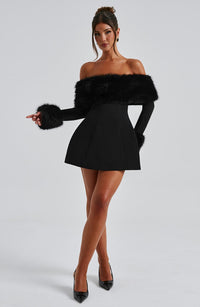 Lily Mini Dress – Black