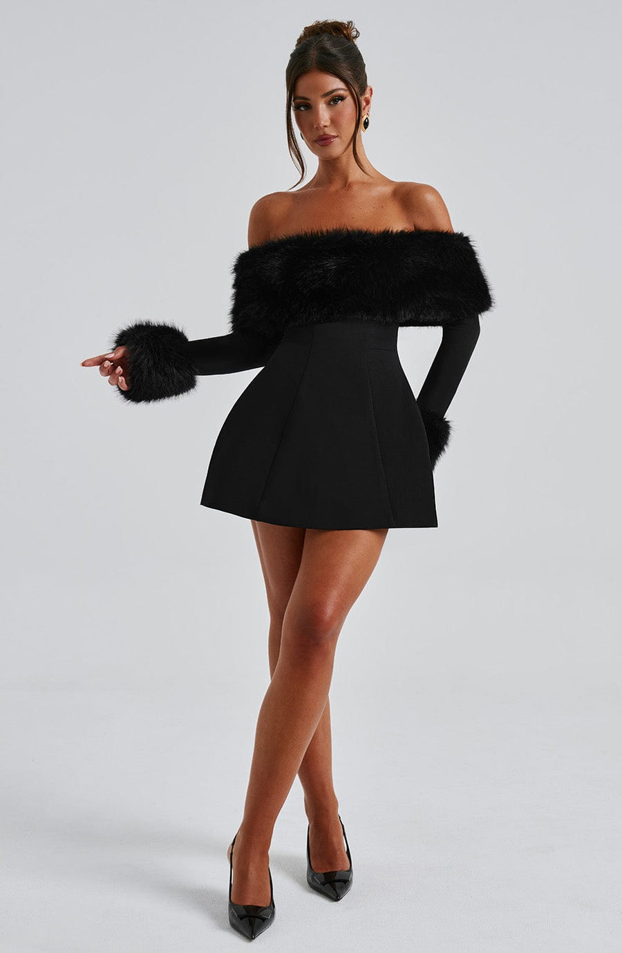Lily Mini Dress – Black