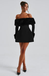 Lily Mini Dress – Black