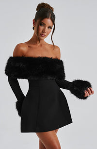 Lily Mini Dress – Black