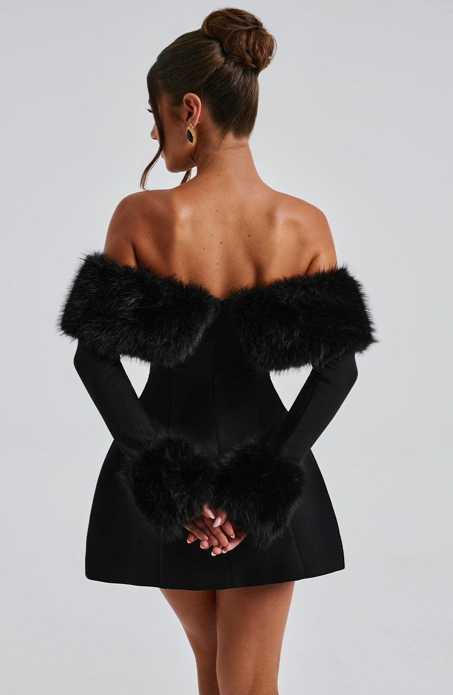 Lily Mini Dress – Black