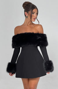 Lily Mini Dress – Black