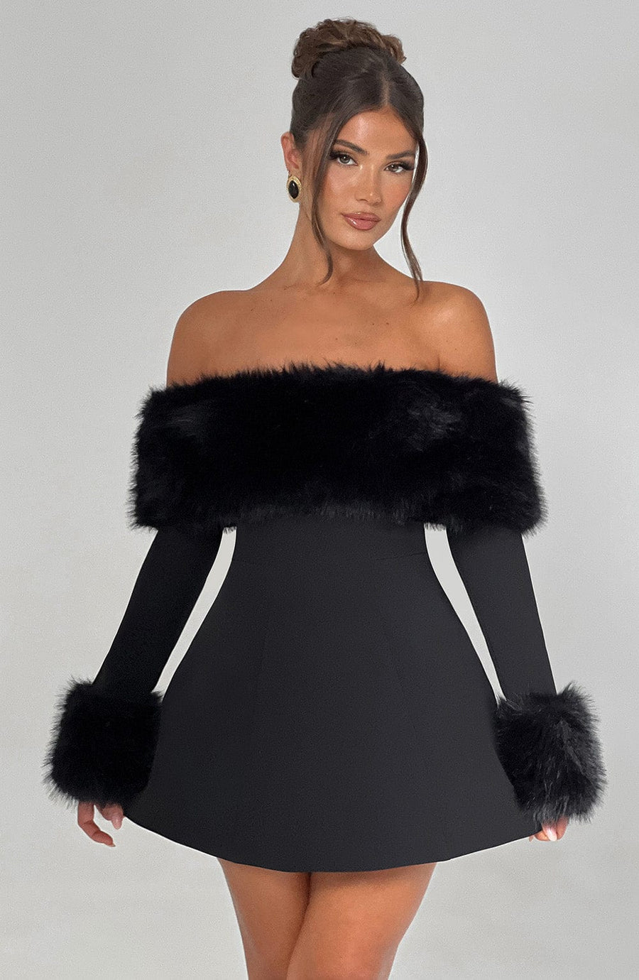 Lily Mini Dress – Black