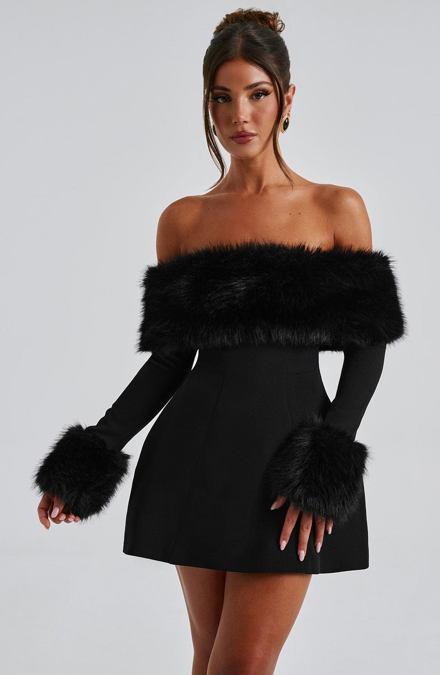 Lily Mini Dress – Black
