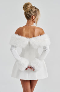 Lily Mini Dress – Ivory