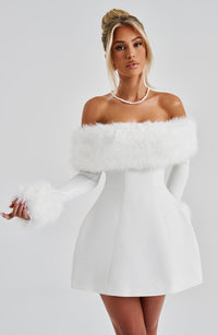 Lily Mini Dress – Ivory