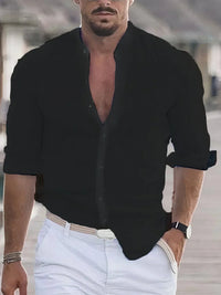 Vincent Casual Shirt in Black