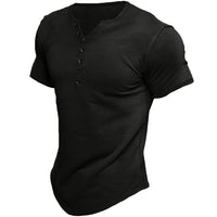 Vincent Shirt with Short Sleeve in Black