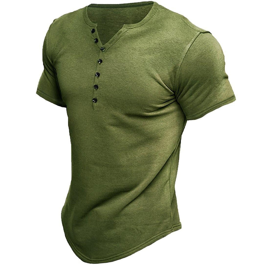 Vincent Shirt with Short Sleeve in Green