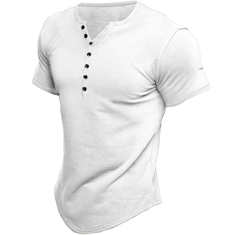 Vincent Shirt with Short Sleeve in White