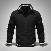 Vincent Varsity Jacket in Charcoal