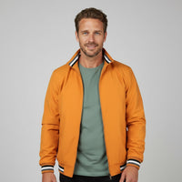 Vincent Varsity Jacket in Orange