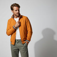 Vincent Varsity Jacket in Orange