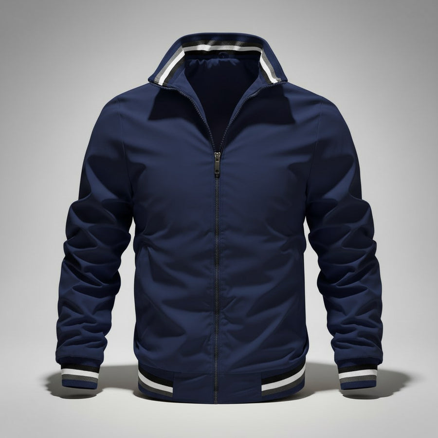 Vincent Varsity Jacket in Royal Blue