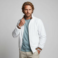 Vincent Varsity Jacket in White
