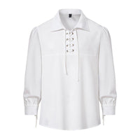 Viola Casual Blouse with Puff Sleeve