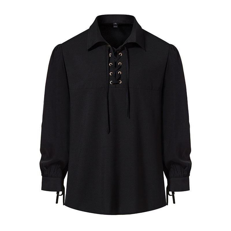 Viola Casual Blouse with Puff Sleeve