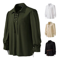 Viola Casual Blouse with Puff Sleeve