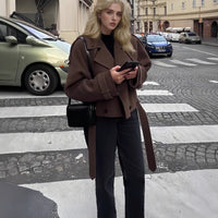 Viola Coat with Button Front