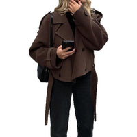 Viola Coat with Button Front