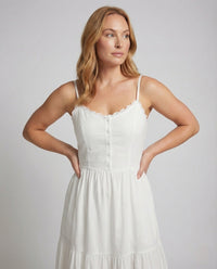 Viola Maxi Dress in White