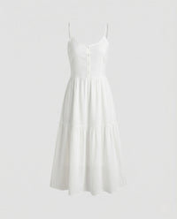 Viola Maxi Dress in White