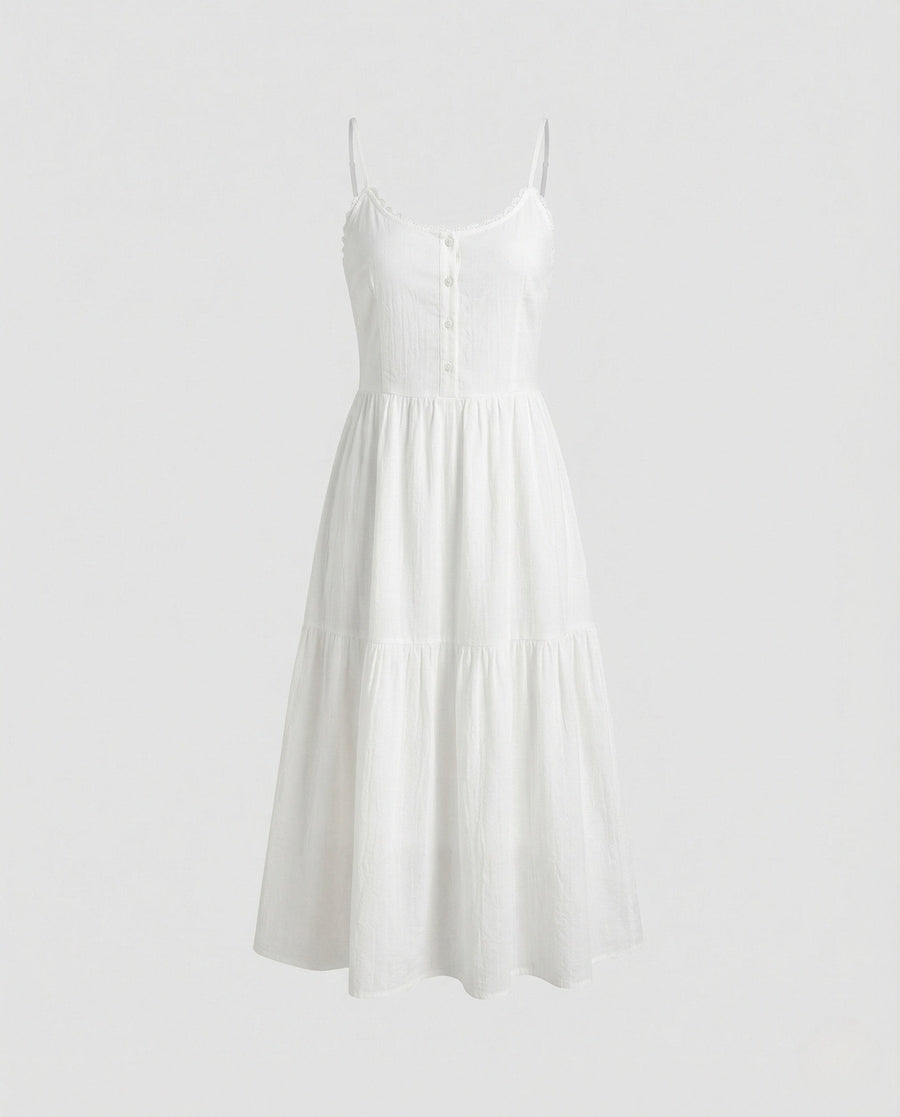 Viola Maxi Dress in White