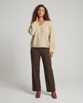 Violet Casual Linen Blouse