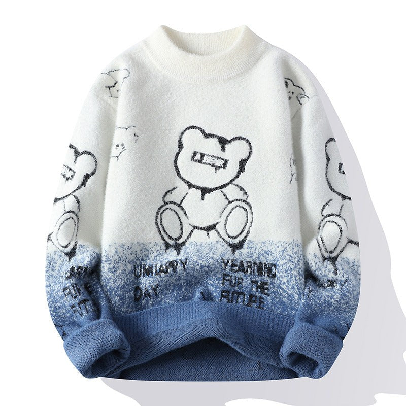 Violet Casual Sweater in Blue