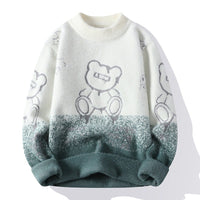 Violet Casual Sweater in Green