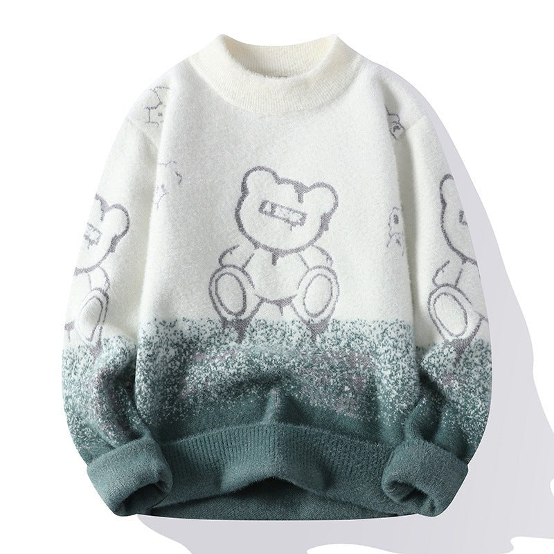 Violet Casual Sweater in Green