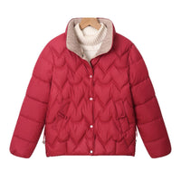 Violet Jacket with Zip Front and Pockets in Brown