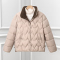 Violet Jacket with Zip Front and Pockets