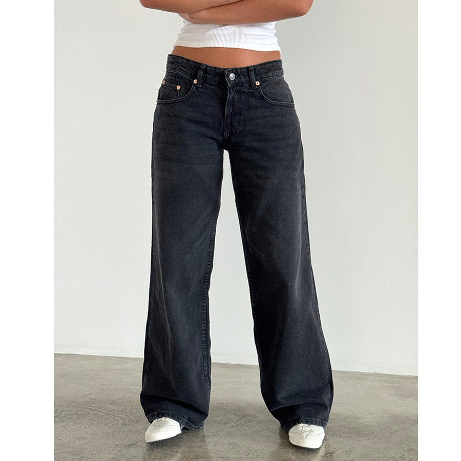 Violet Jeans in Dark Grey