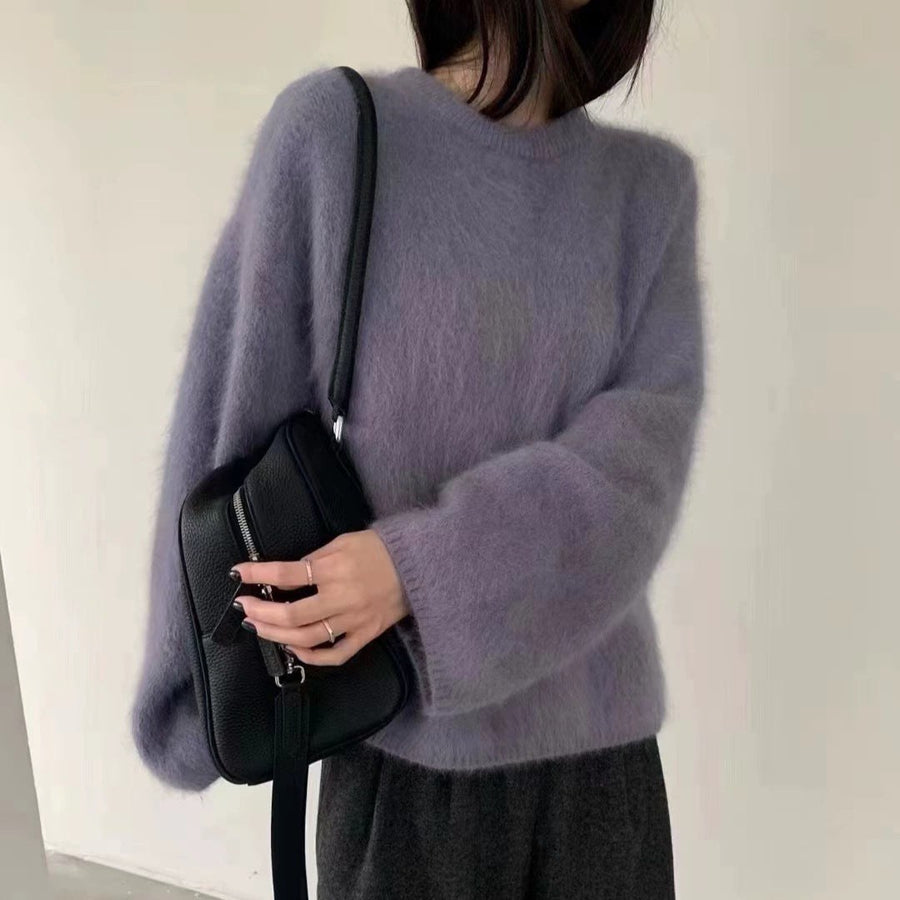 Violet Sweater in Dark Grey