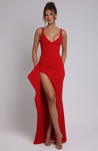 Laila Maxi Dress – Red