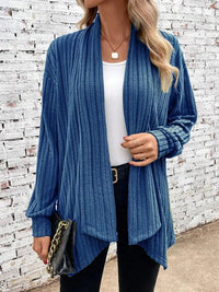 Vita Casual Knit Cardigan in Navy