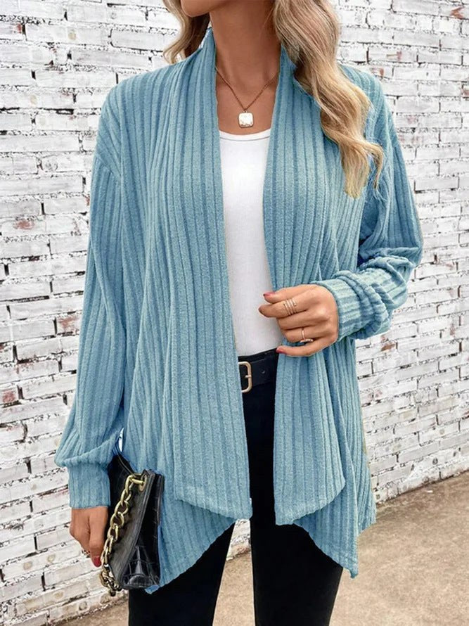 Vita Casual Knit Cardigan in Sky Blue