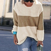 Vita Casual Knit Sweater in Beige