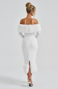 Edie Midi Dress – Ivory